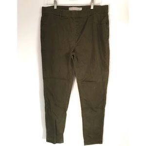 Army green jeggings 12